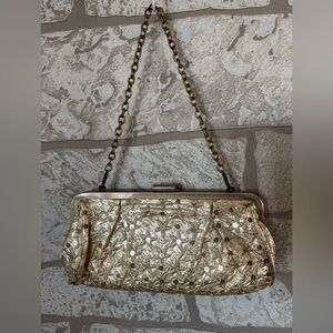 Kenneth Cole “Unlisted” Gold Clutch